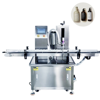 Self flow filling machine with PLC control screen easy to operate and adjust