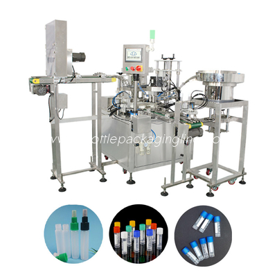 Reagent capping filling machine filled with Pharmaceutical Cosmetics and Chemicals