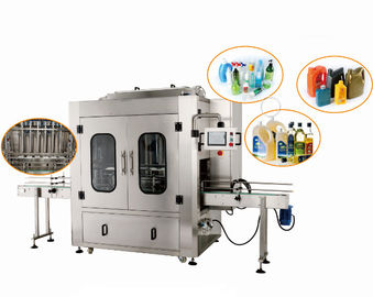 Four Heads Volumetric Liquid Filling Machine / Liquid Piston Filler