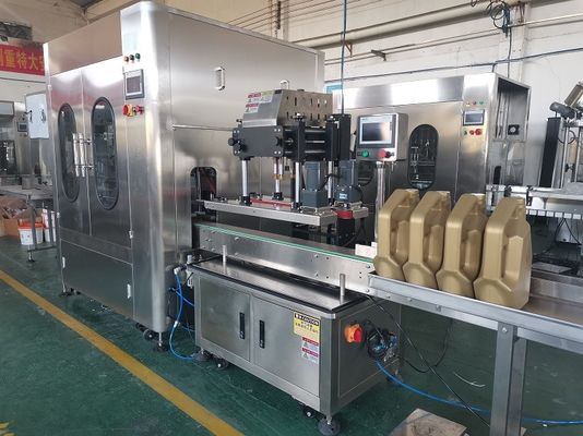 2000ml Bottle Filling Line For Engine Lubricant Motor Oil Viscosity Liquid