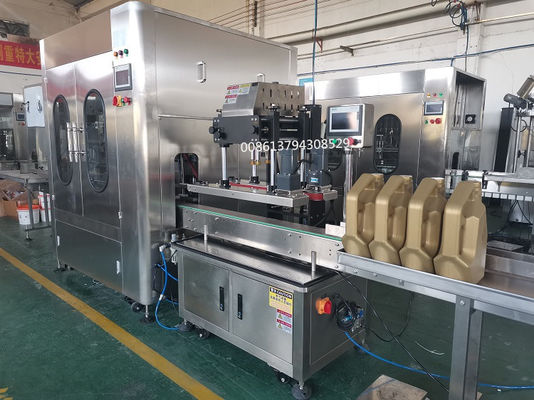 2000ml Bottle Filling Line For Engine Lubricant Motor Oil Viscosity Liquid