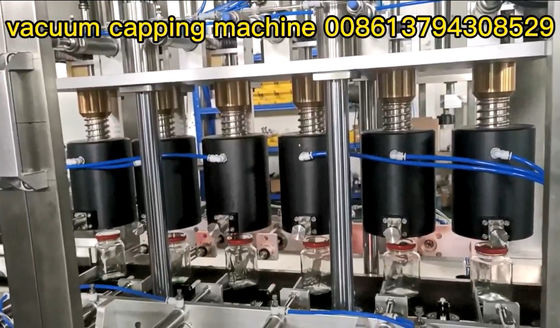 1500 Bottles / Hour Vacuum Capping Machine For Filling Sealing