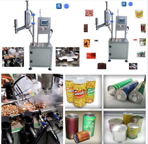 Automatic Nitrogen Volumetric Liquid Filling Machine  For Granule Powder Beverage